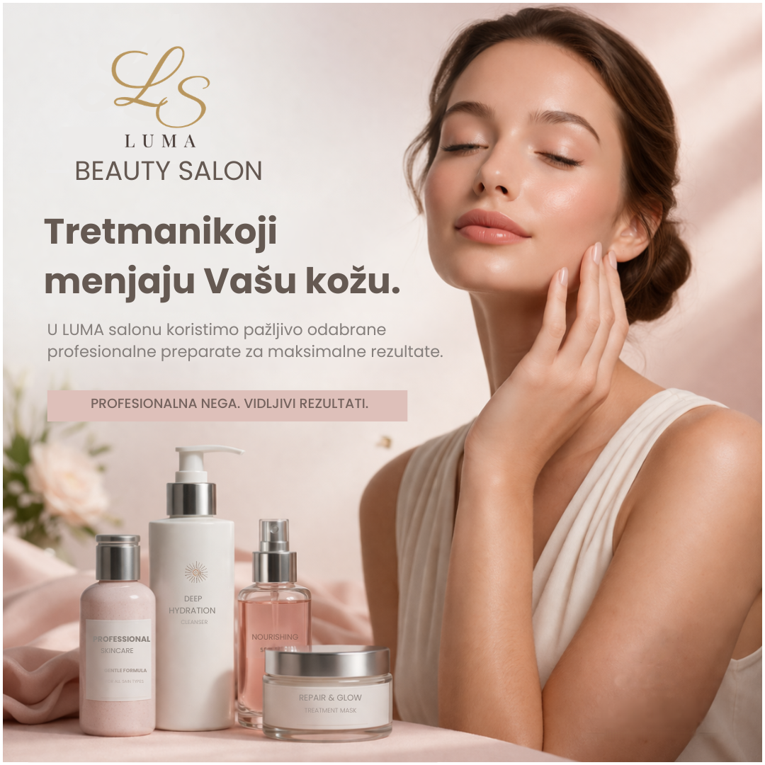 reklama za salon luma konačna portfolio web dizajna