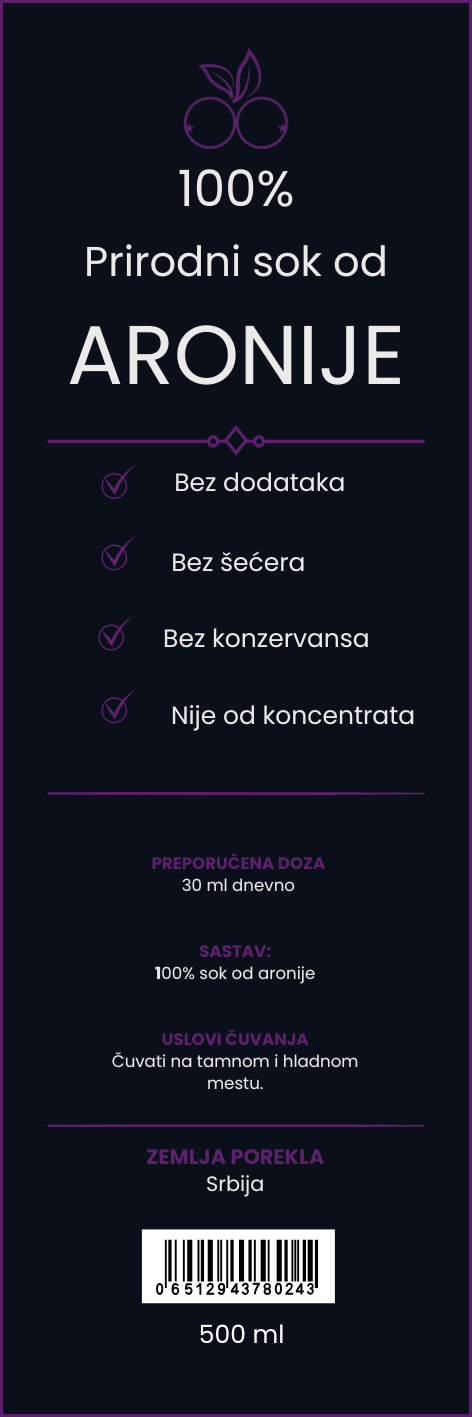 etiketa aronija 2